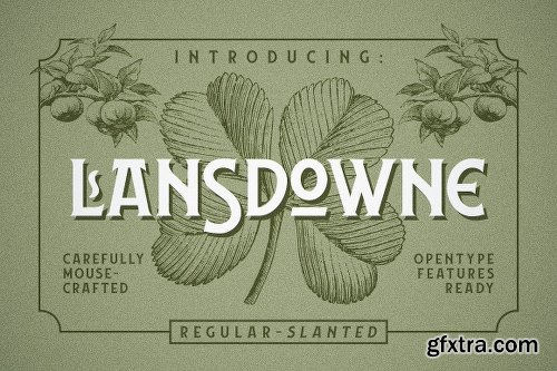 Lansdowne - 2 Fonts