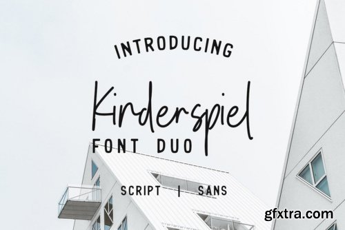 Kinderspiel Duo - 5 Fonts