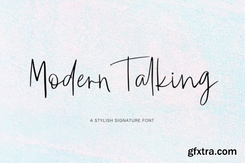 Modern Talking Font