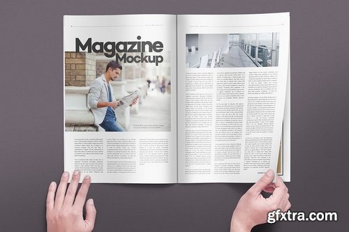 Magazine Pages Mockups