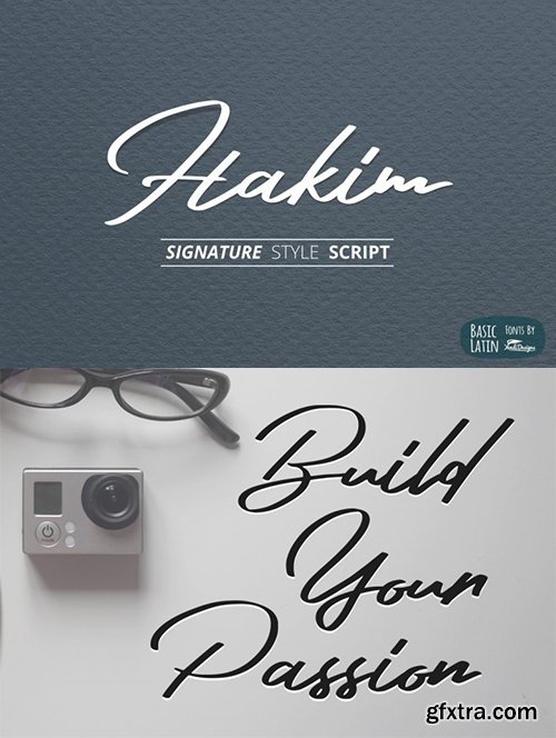 Hakim Signature Font