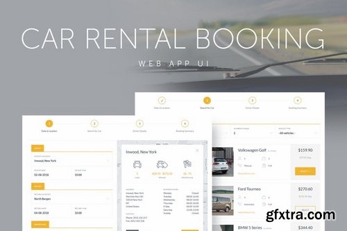 Chauffeur and Car Rental Booking  System Web App UI