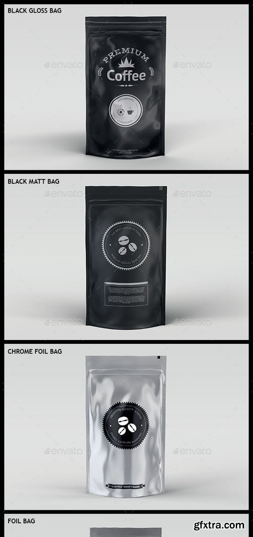 GraphicRiver - Foil Bag Mock-up Pack 9434866