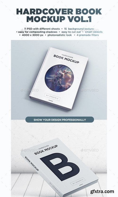 GraphicRiver - Book MockUp vol1 13004595