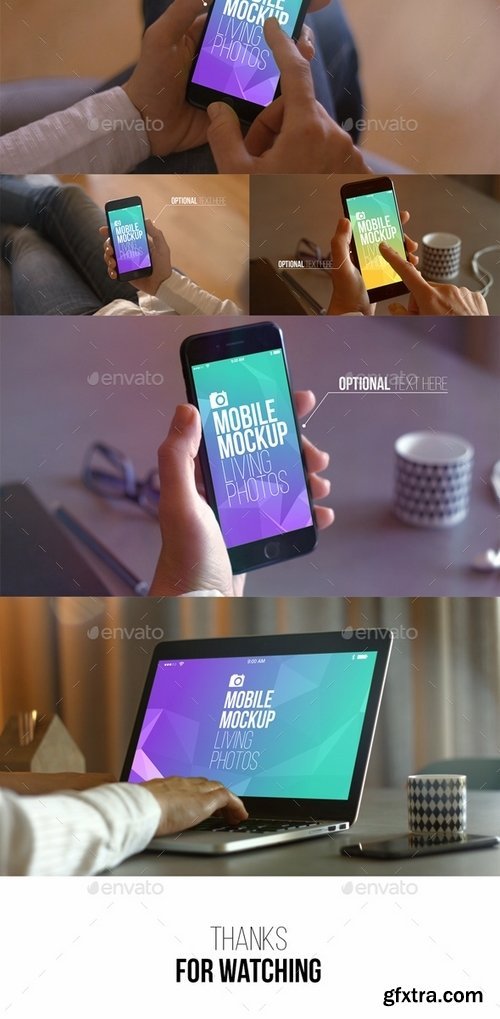 GraphicRiver - Home Mobile Mockup 19208146