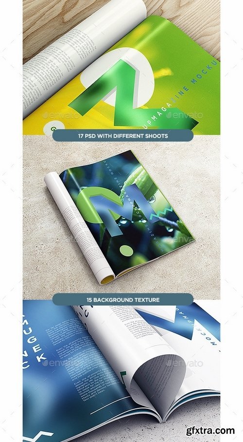 GraphicRiver - A4 Magazine MockUp vol1 13081667