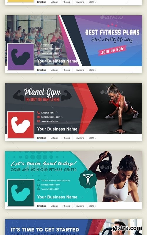 GraphicRiver - Fitness Facebook Cover 16383006