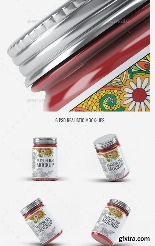 GraphicRiver - Mason Jar Mock-Up V2 19529774