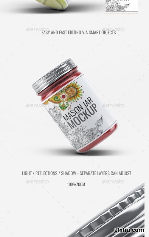 GraphicRiver - Mason Jar Mock-Up V2 19529774