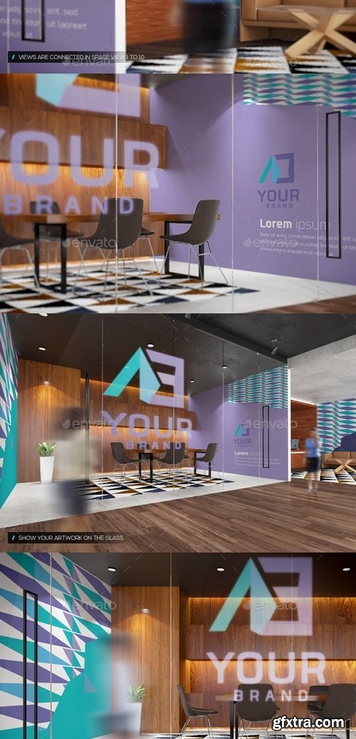 GraphicRiver - Office Interior Branding Mockups V3 14008658