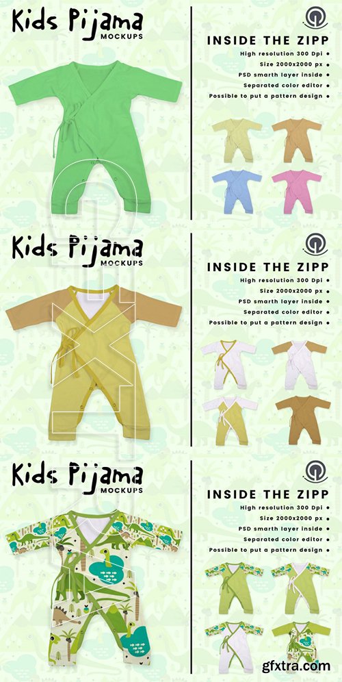 Kids Pijama Mockup