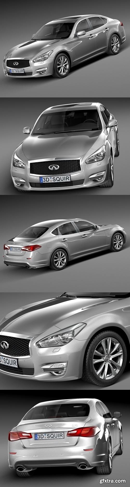 Infiniti Q70 2015 3D Model