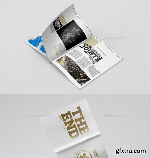 GraphicRiver - A4 Magazine Catalog Mockup 10636324