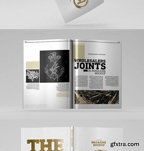 GraphicRiver - A4 Magazine Catalog Mockup 10636324