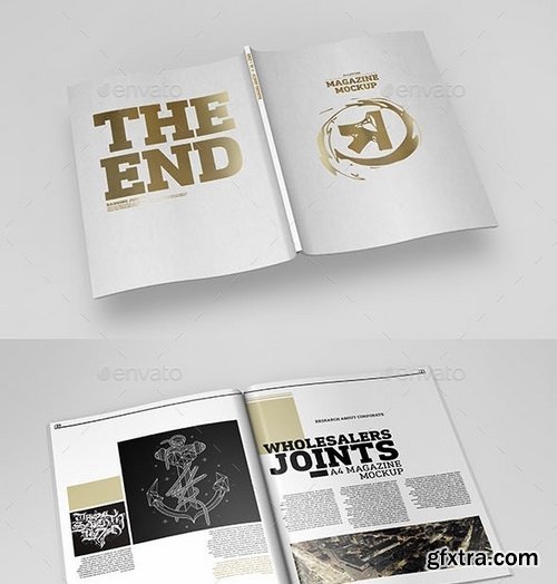 GraphicRiver - A4 Magazine Catalog Mockup 10636324