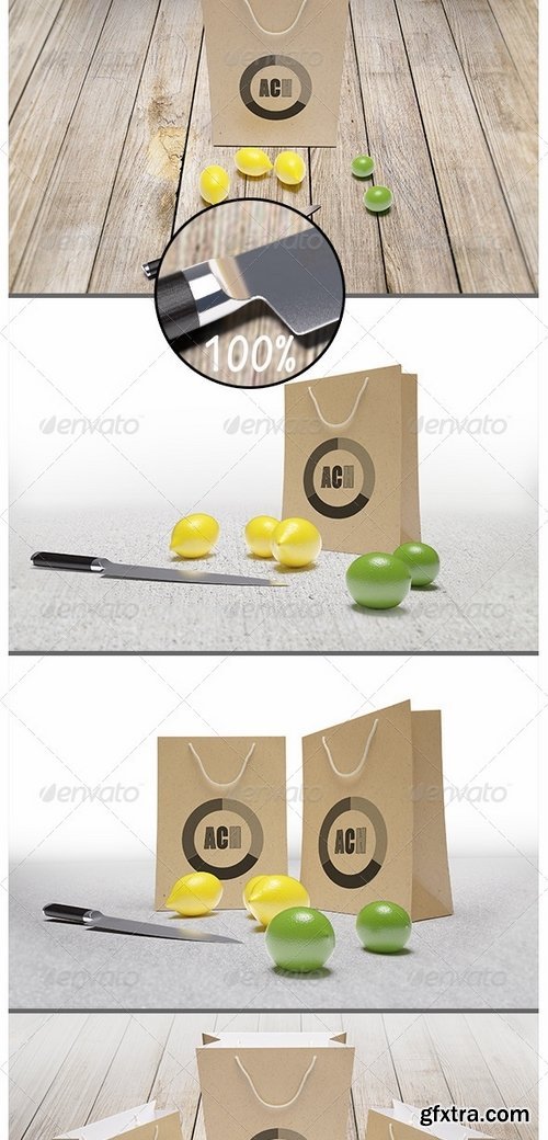 GraphicRiver - Paper Bag Mockup 8498847