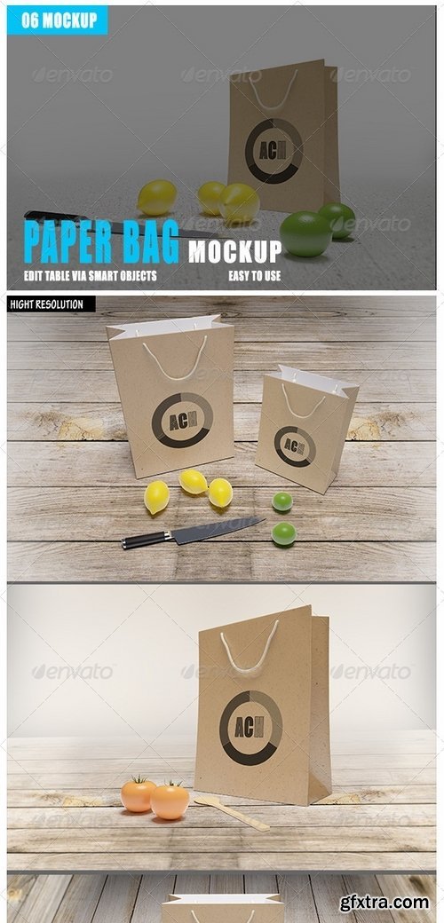 GraphicRiver - Paper Bag Mockup 8498847