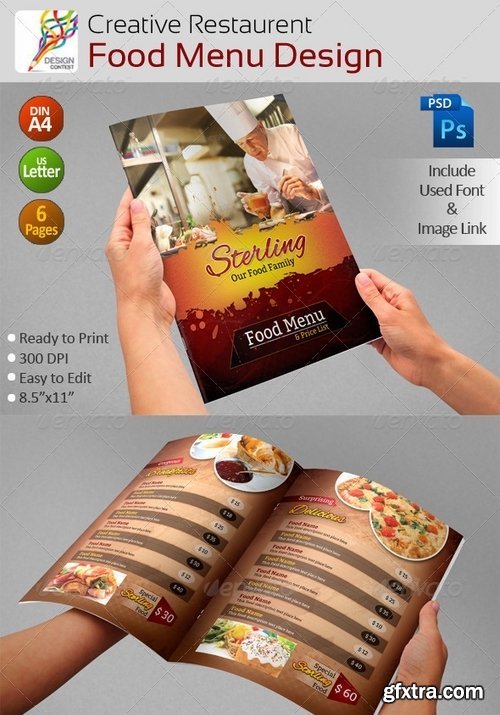 GraphicRiver - Creative Restaurent Food Menu Design 5134151