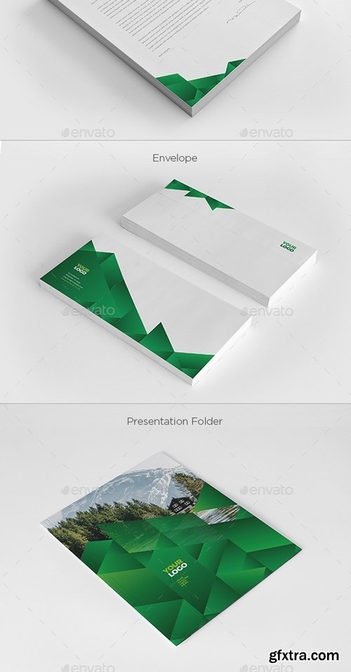 GraphicRiver - Green Ecologic Stationery 7476303