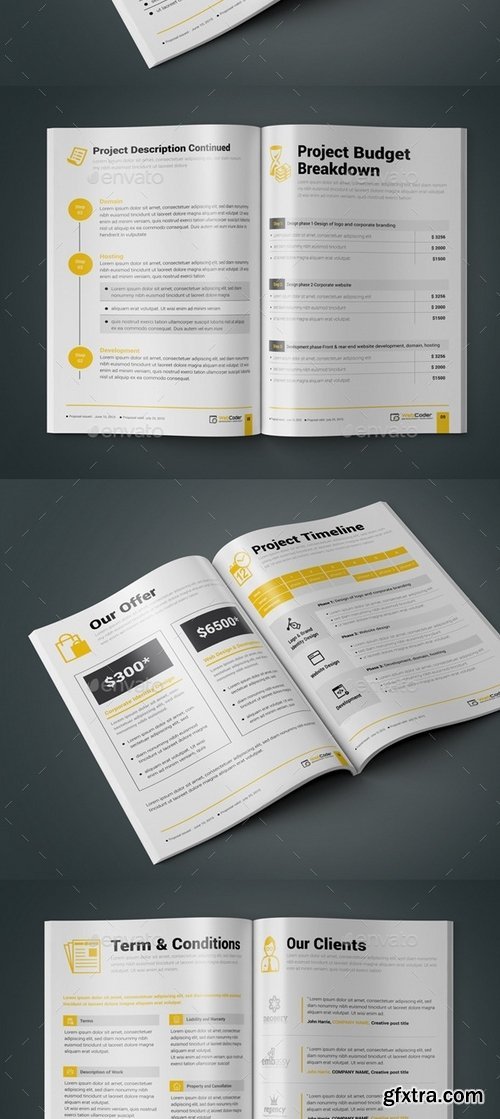 GraphicRiver - Web Proposal for Web Design & Development Agency 12349424