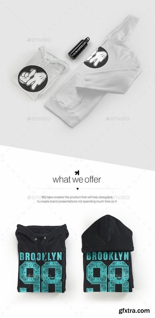 GraphicRiver - Hoodie Sweatshirt Presentation Mockup 18666928