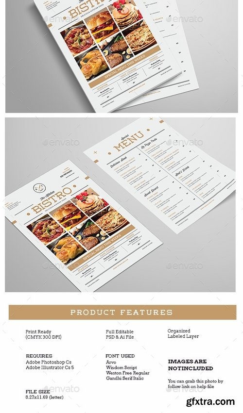 GraphicRiver - Minimal Food Menu 17424865