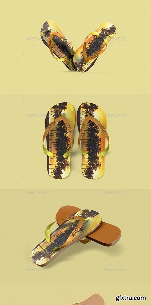 GraphicRiver - Flip Flops  Sandals Mock-Up 11064484