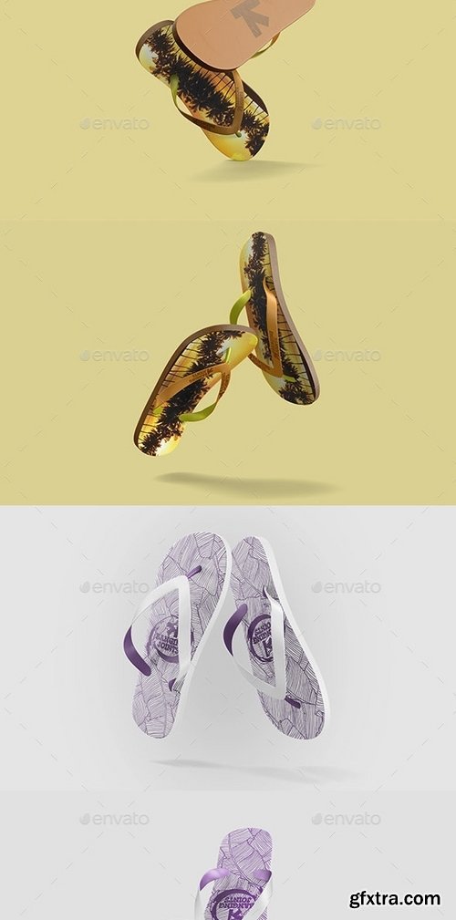 GraphicRiver - Flip Flops  Sandals Mock-Up 11064484