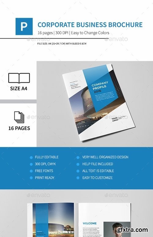 GraphicRiver - Corporate Business Brochure 16 Pages A4 14539762