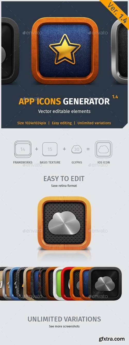 GraphicRiver - App Icon Generator V14 4493625