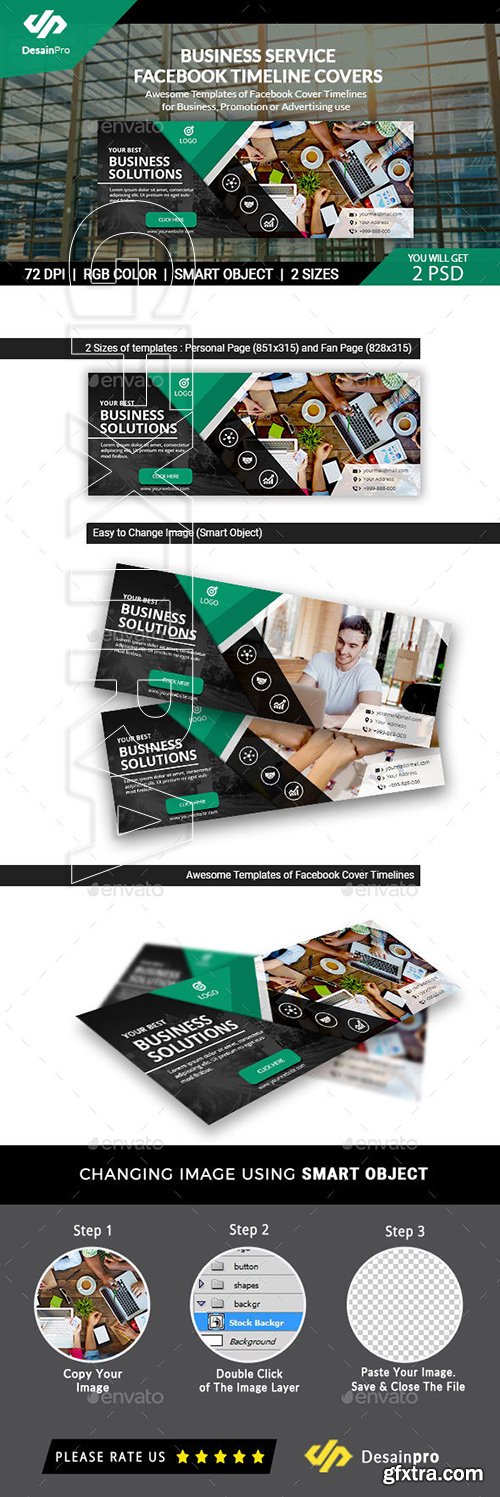 GraphicRiver - Business Service Facebook Timeline Covers - AR 22281561