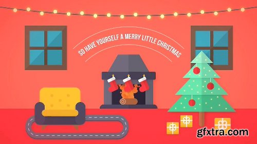 Videohive Flat Christmas / New Year Wish 20908804