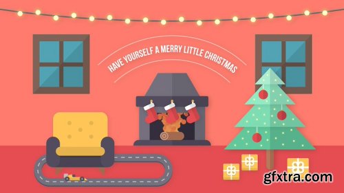 Videohive Flat Christmas / New Year Wish 20908804