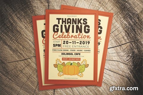 Thanksgiving Celebration Flyer