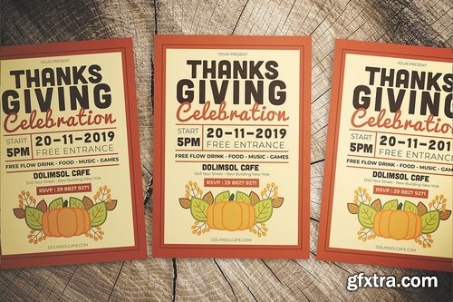 Thanksgiving Celebration Flyer