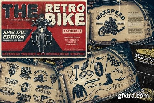 Vintage Motorcycle Badges