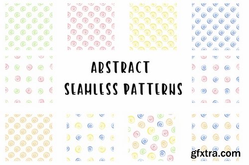 Abstract Watercolor Patterns