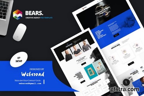 Bear\'s - Creative Agency PSD Template