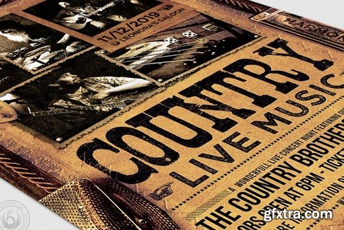 Country Live Flyer Template V3