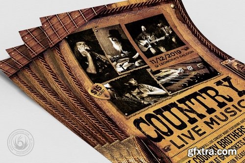 Country Live Flyer Template V3