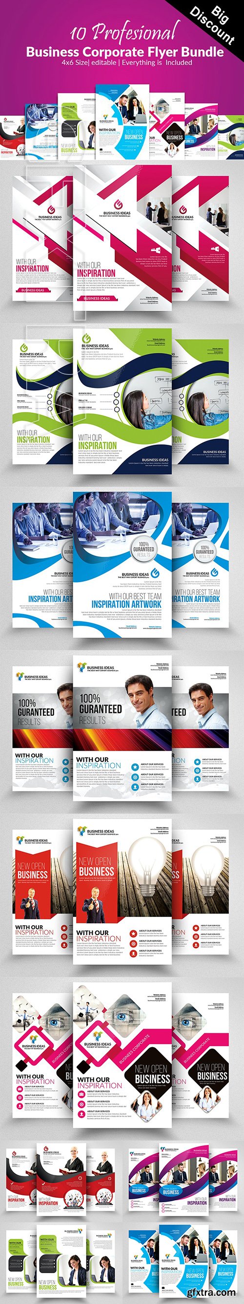 10 Business Flyer Bundle Vol 09