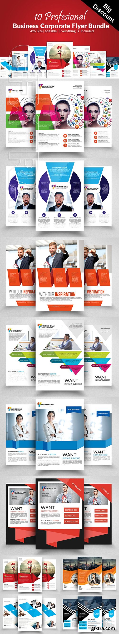 10 Business Flyer Bundle Vol 10