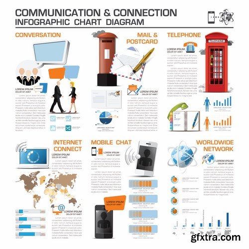 Business infographics medicine food products 25 EPS