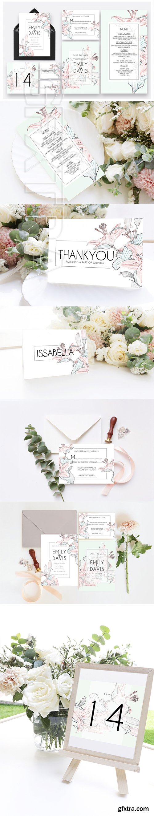 Beautiful Invitation Suite