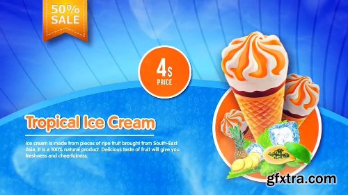 Videohive Ice Cream Menu 22046725