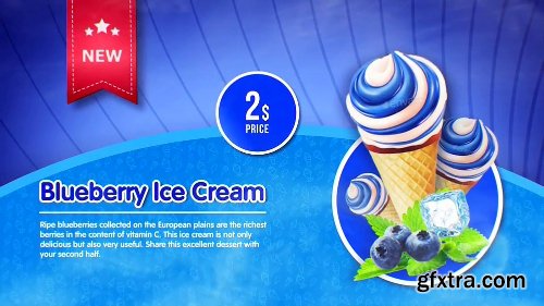 Videohive Ice Cream Menu 22046725