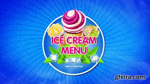 Videohive Ice Cream Menu 22046725