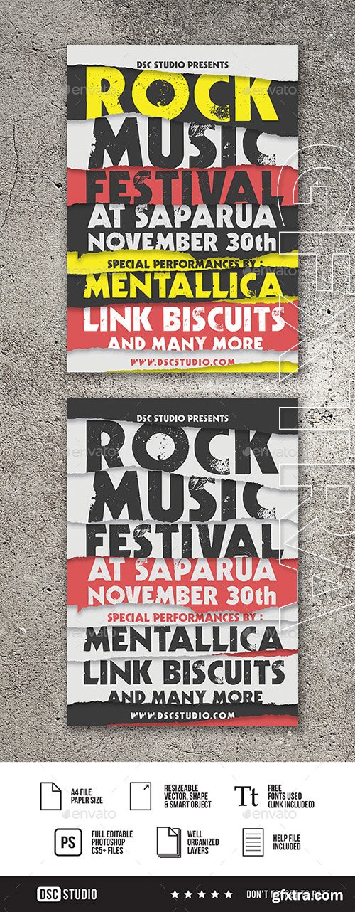 Rock Music Festival Flyer 20964236