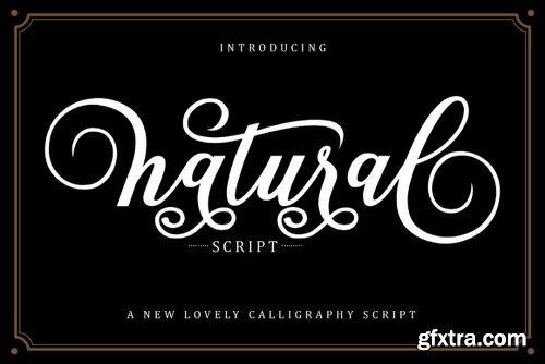 Natural Script Font