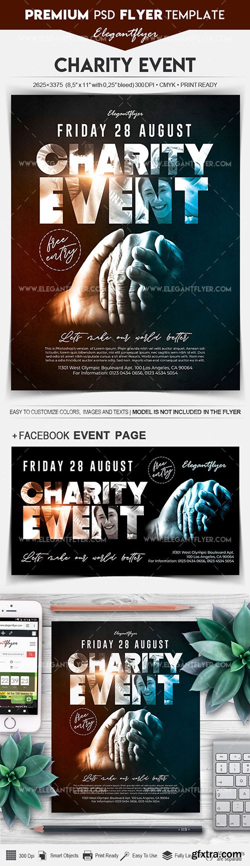 Charity Event – Flyer PSD Template